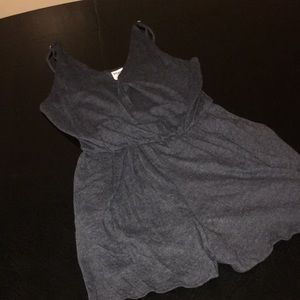 Pink grey romper size large NWOT